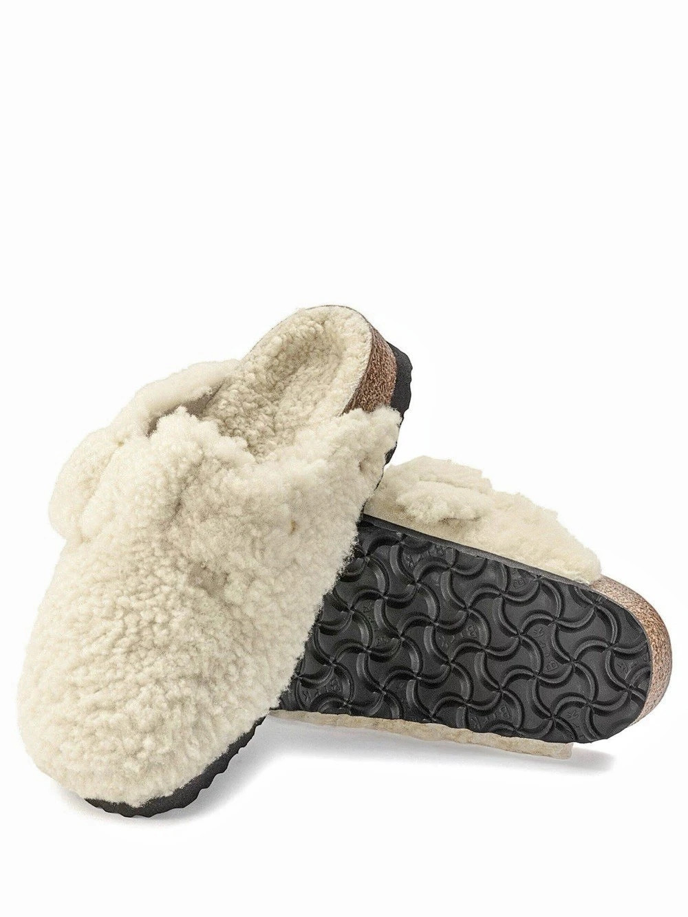 Birkenstock Boston Big Buckle Teddy Rivet Teddy Rivet Slippers US 9 NWT